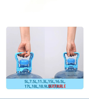 Poignée épaissie pour seau d'eau pure, pour économiser l'eau et le temps, anneau de transport pour usage domestique, pour grand seau de transport d'eau, facilitant le travail