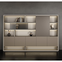 Bureau de direction moderne de luxe en forme de L avec chargeur sans fil et serrure à code mécanique, table de bureau exécutive écologique E0