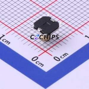 TS-1187A-C-H-B Tactile Switch SMD Switch Single Pole Single Throw Round Button 2.6N Vertical Mount - Product Image 2