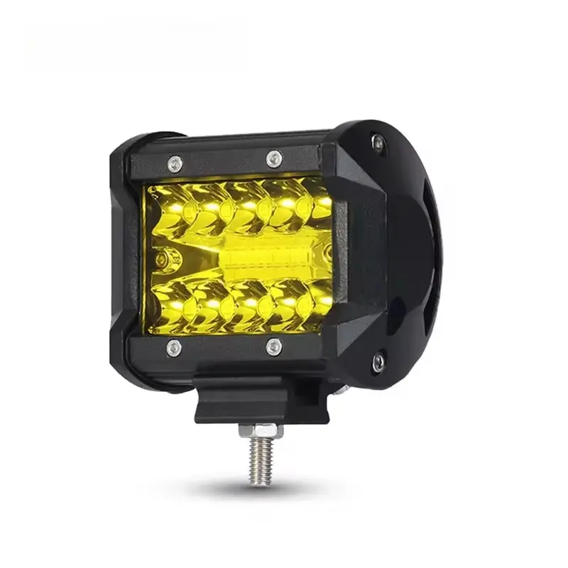 Superbleds Factory Price 4 Inches Auxiliary Car LED Yellow Working Fog Lights 60W Off-Road Vehicle Motorcycle Modified Car Light