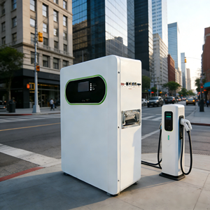 Armoire de stockage d'énergie domestique sur roues avec batterie solaire au phosphate de fer et de lithium - Product Image 1