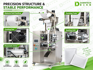 Machine d'emballage automatique de poudre à vis sans fin, à ultrasons, pour sachets non tissés à trois soudures latérales, pour poudre de chaux fine - Product Image 6