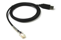 Terminal POS PR608 Câble de console de contrôle de mise à niveau Câble USB vers RS232 RJ12 6P6C