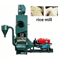 Moulin à riz de type moteur diesel, capacité de 1000 kg par heure, prix usine