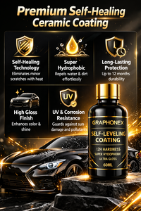 GRAPHONEX Revestimiento Cerámico Profesional 60ML Dureza 12H Nano Pintura para Autos Repelente Extremo al Agua Brillo Duradero Autos Nuevos - Product Image 4