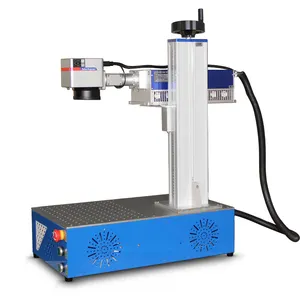 Small Desktop UV laser Marking Machine For Led / Crystal /Metal 10Watts JPT Portable UV Laser Engraving Machine