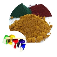 Les fabricants fournissent des revêtements de peinture de bâtiment ancien en brique rose verte d'oxyde de fer avec des pigments faciles à colorer résistants aux intempéries