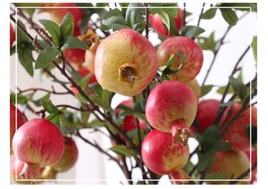 Rama de <span class=keywords><strong>Granada</strong></span> artificial decoración del hogar escaparate ventana planta simulada decoración de fruta de <span class=keywords><strong>Granada</strong></span> artificial - Product Image 4