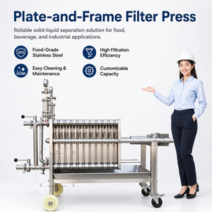 Prensa de filtro de placas y marcos Ace, prensa de filtro pequeña para aguas residuales - Product Image 1
