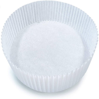 Papier sulfurisé personnalisé antiadhésif pour friteuse à air, tapis de cuisson pour panier, poêle et faitout, résistant à la graisse, jetable