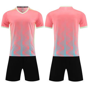 قميص قصير لكرة القدم قميص جاف ملابس رياضية تدريب بوليستر قميص مخصص - Product Image 3