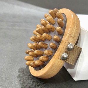 エアクッション木製ボディマッサージブラシ（丸い木製ピン付き） - Product Image 5