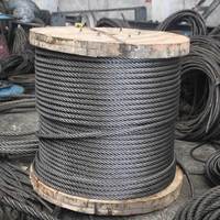 Câble en acier galvanisé à chaud 6*37+FC, haute résistance, pour levage de grues et travaux de construction