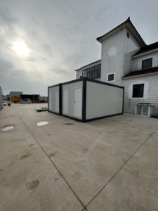 Casa Contenedor Prefabricada de Dos Pisos de 40 pies <span class=keywords><strong>para</strong></span> Obras de Construcción, Fácil de Ensamblar, <span class=keywords><strong>Apartamento</strong></span> de 2 Dormitorios - Product Image 3
