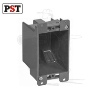 Boîte électrique 1-Gang en PVC pour travaux anciens avec clous captifs Boîtes de sortie non métalliques