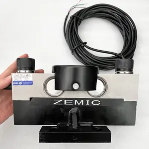 Zemic - Célula de carga com eixo de cisalhamento duplo HM9B 30 T 40 ton para kits de células de carga de balança de caminhão com sensor de peso de caminhão