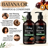 OEM Salon-Qualität Haarstärkendes Hydrolysiertes Protein Reparatur Reines Natürliches Batana-Öl Shampoo und Conditioner Set für Fettiges Haar
