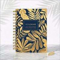 Agenda quotidien personnalisé non daté, inspirant, couverture rigide, spirale, avec couverture en papier, 80 feuilles