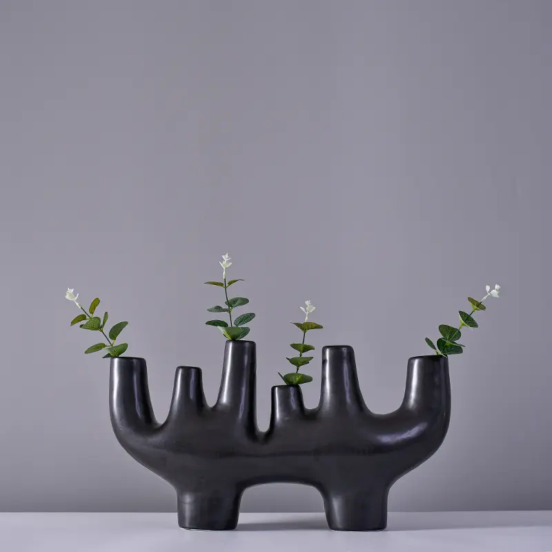 Washable Living Vintage Nostalgic Ceramic Vase Decoration Nordic Home Decor Flower Vase for Ceramic Decoration