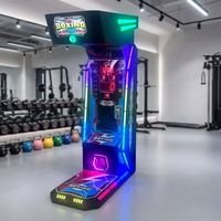 Mini borne d'arcade musicale pour enfants, personnalisable, en tôle, à monnayeur, avec support anglais et prise universelle