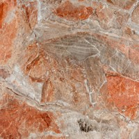 Natürliche Italienische Breccia Damascata Marmorplatte Polierter Breccia-Terrakotta-Stein mit Weißen Adern für Luxuriöse Wand- und Bodenverkleidung