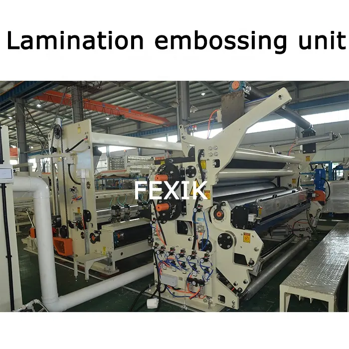 Automatic Production Line Small Toilet Tissue Paper Roll Making Machine Production FEXIK 200-250m/min