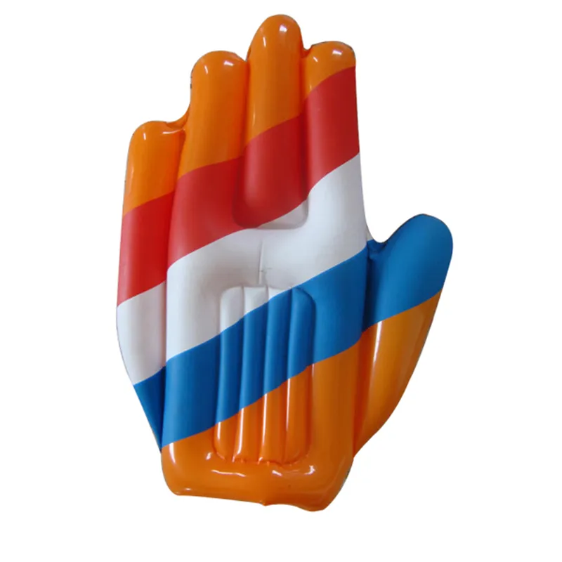 קידום מכירות ידיים מתנפחות ידידותית לסביבה PVC מתנפח אמצע אצבע יד מכירה לוהטת מתנפח מריע יד