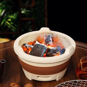 Estufa de Arcilla Portátil Multifuncional para Uso en Interiores y Exteriores, para Hervir Té, Asar a la Parrilla y Cocinar en Olla Caliente - Product Image 4