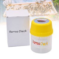 Neue Imkereiprodukte Varroa Easy Check Flasche Kunststoff Bienenmilben-Tester Box Bienenstock-Milbenentferner für effektive Varroabehandlung