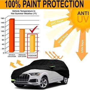 Funda Impermeable para Coche, Reemplazo Personalizado para VW <span class=keywords><strong>Golf</strong></span> 2003-2025 con Puerta con Cremallera y Bandas Antiviento para Protección Contra Nieve, Lluvia, Polvo y Granizo - Product Image 6