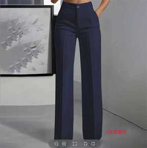 <span class=keywords><strong>Pantalon</strong></span> de Costume Femme Taille Haute Respirant Style Européen et Américain pour Tenue d'Affaires Formelle d'Automne et Activités Extérieures – Vente en Gros - Product Image 3