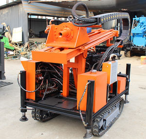 크롤러 우물 드릴링 220m 200m 깊이 광산 시추공 드릴 머신 45kw 디젤 엔진 휴대용 판매 작동 - Product Image 2