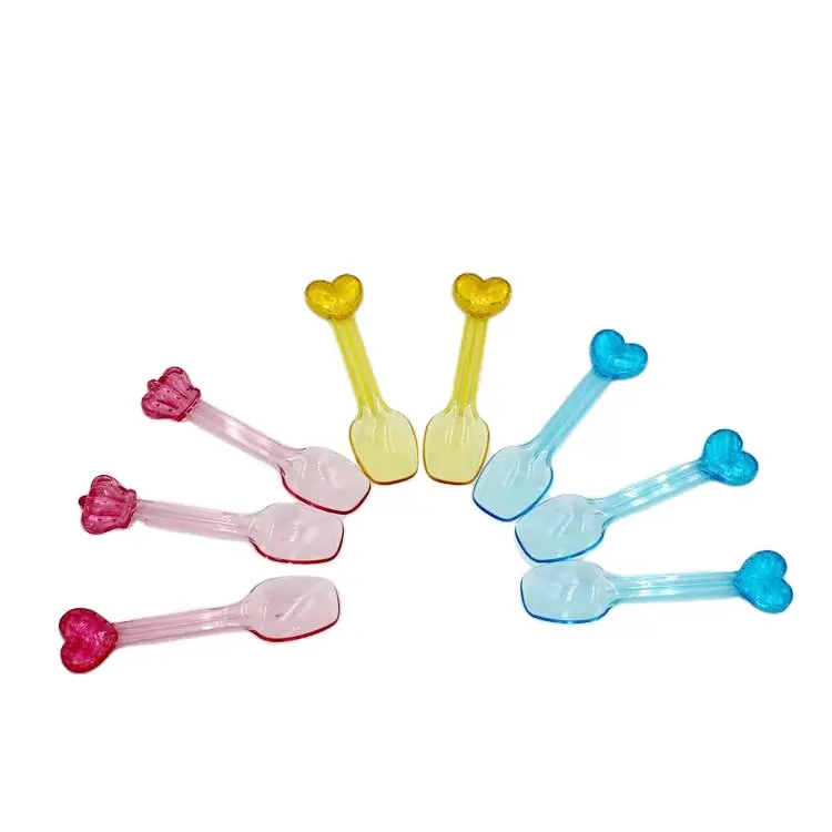 Promotion Colorful Baby Mini Plastic Spoon PS Scoop for Ice Cream