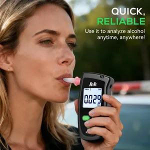 Testeur d'alcool éthylémique électrochimique professionnel RD950, éthylotest portable USB, détecteur d'haleine haute précision, utilisation à domicile et en voiture - Product Image 3