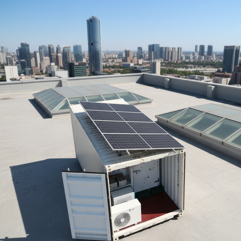Solar Powered Vegetable Storage Refrigerator Prefabricated