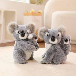 Série Mère-Bébé <span class=keywords><strong>Koala</strong></span>, jouet en peluche doux, peluche super douce, rembourrage en coton PP, couverture personnalisée pour enfants - Product Image 3
