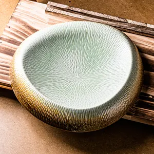 WEIYE Alta qualidade cerâmica placa hotel restaurante jantar louça grossa porcelana durável placa personalizada para restaurante