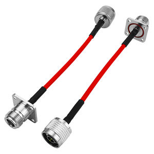 สายเคเบิล RF แบบ N สำหรับอุตสาหกรรม ชุดประกอบ RF แบบ N Female Bulkhead DC-6GHz 150 มม. สำหรับการสื่อสารเราเตอร์ IoT - Product Image 2