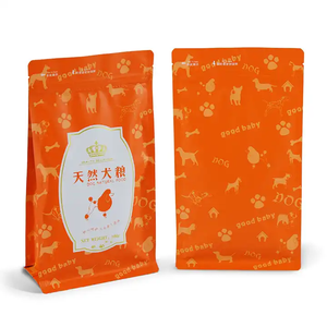Emballage d'aliments pour animaux de compagnie scellé à fond plat 15kg 20kg / 40lb sac à soufflet latéral sac d'emballage d'alim - Product Image 5
