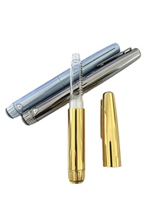 High End Recyclable <b>Gold</b> Plated Injection <b>Pen</b> 0-60IU Full Custom Service Reusable Portable Skin Care Dosing Applicator <b>Pen</b> - Product Image 1
