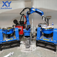 Robot de soudage YASKAWA 6 axes PLC 12 kg avec torche TIG pour le traitement des tuyaux, station de travail de soudage robotisée intelligente à fibre optique AR1440, économie d'énergie