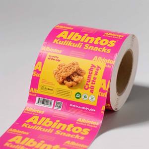 Machine à sceller le film PET souple imprimé personnalisé de 50cm Sachet d'emballage en plastique laminé de feuille métallique alimentaire cosmétique thé collation boisson - Product Image 2