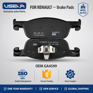 USEKA GA4599 410602581R 410609646R Plaquettes de frein avant de haute qualité pour Renault Clio IV Twingoo III <span class=keywords><strong>Logan</strong></span> II pour <span class=keywords><strong>DACIA</strong></span> - Product Image 1