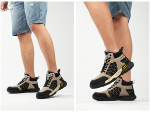 <span class=keywords><strong>Zapatos</strong></span> de Seguridad ZP Superligeros, Transpirables, con Protección de Gamuza y Puntera de Acero para Hombre y Mujer, para Fábrica, Verano y Otoño - Product Image 6