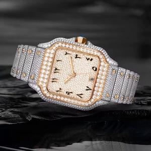 Top Luxury Hip Hop Iced Out <b>Watch</b> Automatic <b>Mechanical</b> Diamond Wristwatch Sapphire Glass VVS Moissanite <b>Watches</b> for Men - Product Image 3