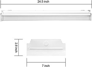 4FT 40W 4 Chân Flush Núi Văn Phòng <span class=keywords><strong>LED</strong></span> Bọc Ánh Sáng Trần Ánh Sáng Tuyến Tính Cho Nhà Để Xe <span class=keywords><strong>ETL</strong></span> DLC Được Liệt Kê <span class=keywords><strong>LED</strong></span> Bao Quanh Cửa Hàng Ánh Sáng - Product Image 2