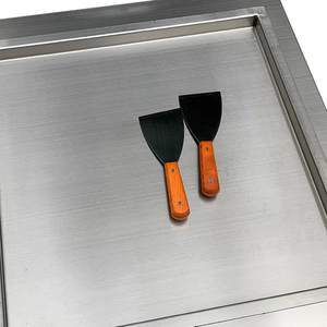 Đông lạnh chiên trái cây kem cuộn Máy thái chiên Máy làm kem giá - Product Image 5