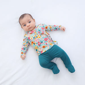 Pijama de Bambú Suave para Bebé, Algodón Puro, Venta al por Mayor, Conjunto de Pijama de Bambú Suave para Bebé Recién Nacido - Product Image 4