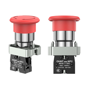 NP2 Series XB2 <b>Push</b> <b>Button</b> <b>Switch</b> with Light Flat <b>Button</b> BW3361 Normally Open 220V Bw3462 Normally Closed - Product Image 2
