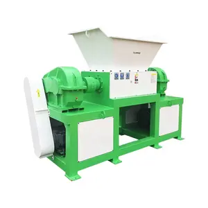 Pet Fles Versnipperd Schroot Recycling Industriële Tire & Plastic Shredding Machine